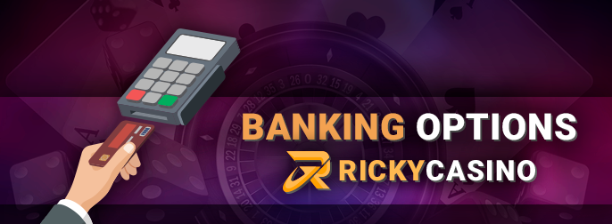 Payment methods in the gambling site ricky casino