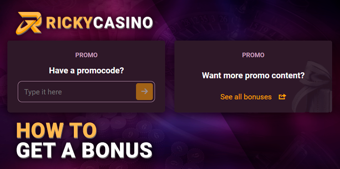 Bonus offer for Ricky casino players - how to find