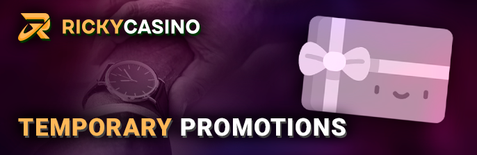 What are temporary promotions and where to find them