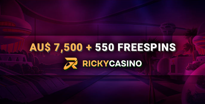 Total bonus from the welcome offer at ricky casino