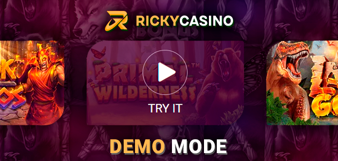 Ricky Casino provides an opportunity to try each game in demo mode