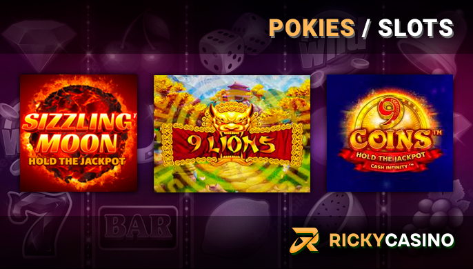 Ricky Casino Pokies Category - Try gamble best online pokies in Australia