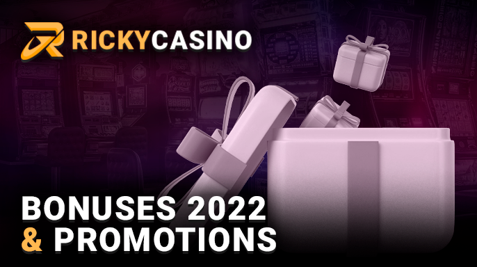 An extensive selection of promotions for Ricky Casino players