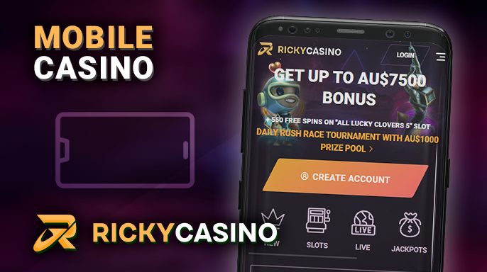 Ricky Casino has the ability to work on mobile devices