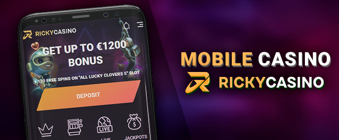 Ricky Casino Mobile Version of the gambling site