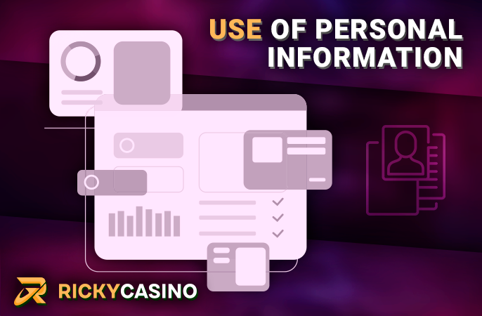 Personal information of Australian players Ricky Casino - what are they used