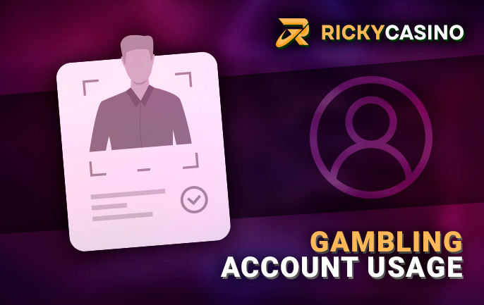 Rules for using your personal account at Ricky Casino