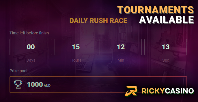 Ricky Casino daily tournament for our players
