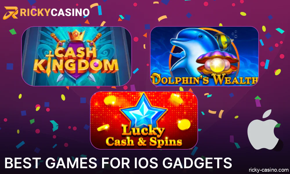 Best Games for available for iOS Gadgets on Ricky Casino