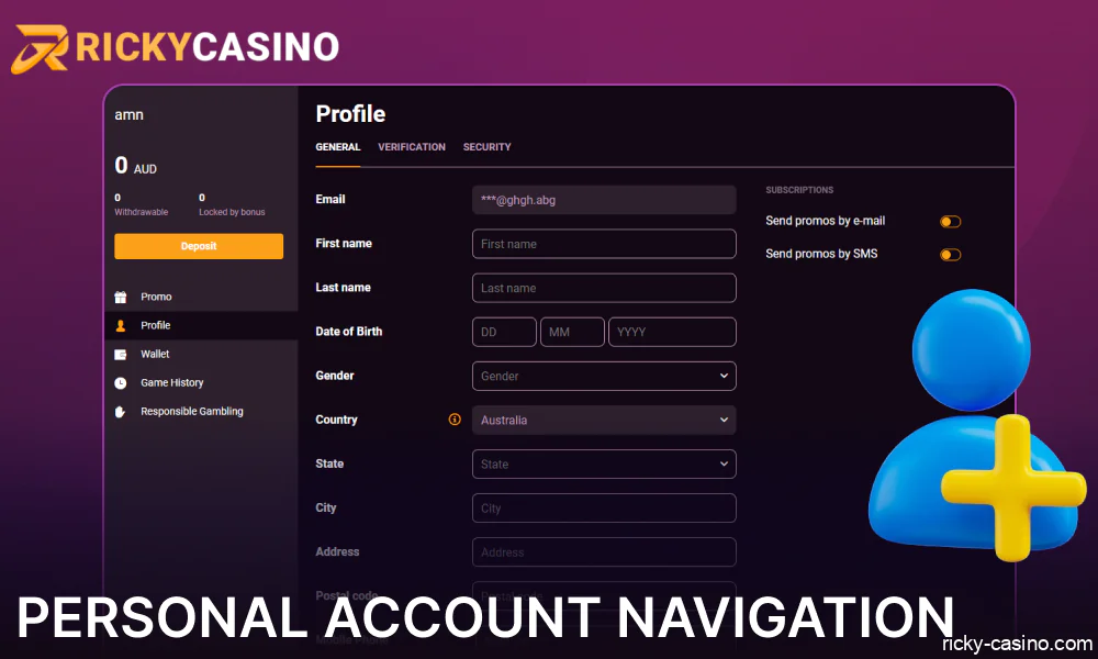 Ricky Casino account review