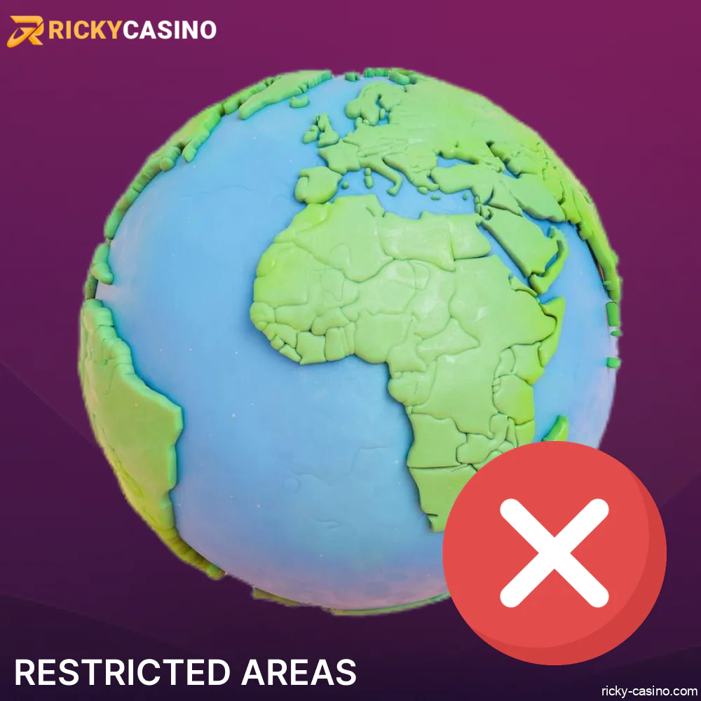 Countries where Ricky Casino is not available